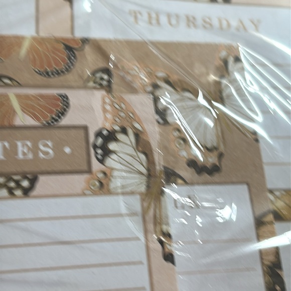 Lady Jayne  Butterfly Design Notepad Set - Cream and Brown - Picture 8 of 8